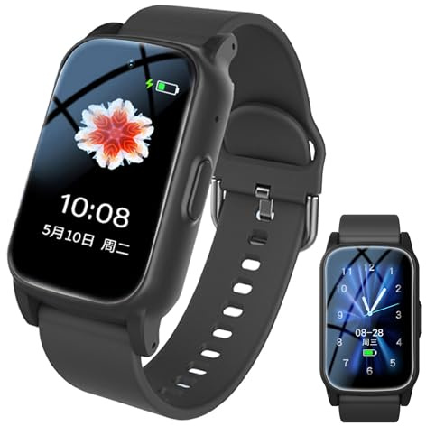 Reloj Inteligente Con Detección De Caídas Para Personas Mayores, Boton Emergencia Ancianos, Reloj Localizador Personas Mayores Con Videollamada HD E Impermeabilidad IP67, Para Demencia Y Alzheimer