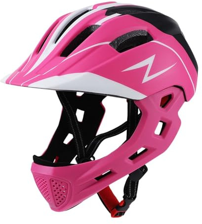 rongweiwang Casco de Bicicleta para niños, Casco Deportivo para Escalada, equitación, Patinaje sobre Ruedas, Morado y Rosa, Rosa Morado, 50 cm a 55 cm