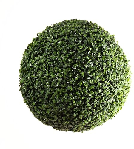 naturing monde - Esfera Artificial | Eritrea | Bola de Boj Artificial | Ø 38 cm, Verde, HDPE, Garantía UV, Interior y Exterior | Ideal para Jardín, Entrada