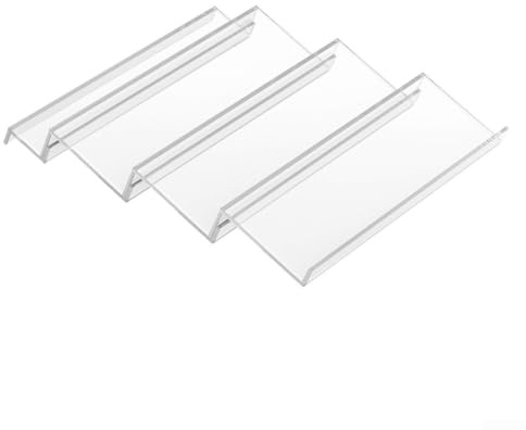 Organizador de cajones de especias acrílico, estante escalonado expandible para armarios de cocina, inserto de estante transparente para condimentos, cosméticos de tocador de baño y soporte de esmalte