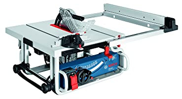 Bosch Professional Table Saw GTS 10 J (110 V, 1,800 W, Saw Blade 254 x 30 mm, Angle Guide,Dust Extraction Adapter, Parallel Guide,Push Stick)