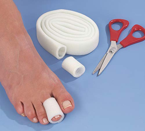 WENKO Maximex Schlauch-Fix 2er Set - anschmiegsam und flexibel an Zehen und Fingern - Maße: (L x Ø) je: 100 x 2,5 cm