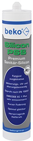 beko Silicon PSS 310 ml steingrau Premium-Sanitär-Silikon 225 100 47