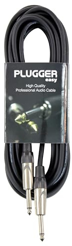 Plugger Câble Jack mâle/mâle mono 6 m Noir