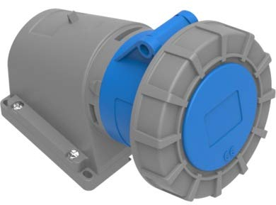 AW-Tools Camping Steckdose CEE 32A/230V 3-polig Caravan Boot IP67 Schiefflächensteckdose