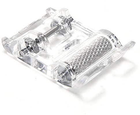 La Canilla ® - Rollfuß Nähfuß Nähmaschinenfuß mit Rollen, für Nähmaschinen von Lervia, Victoria, Carina, Singer, Elna, Silvercrest, Janome, Brother (Snap-On)