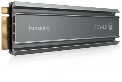 fanxiang S660 SSD 500GB PCIe 4.0 NVMe SSD M.2 2280 Unità a Stato solido Interna Con Dissipatore di Calore, Fino a 5000MB/s, Cache SLC Dinamica, Compatibile con PS5 e Computer