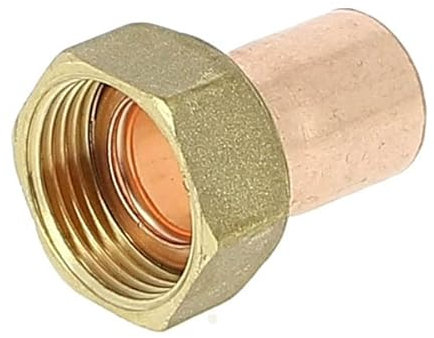 Raccord cuivre droit 2 pièces Femelle écrou libre Ø18-3/4