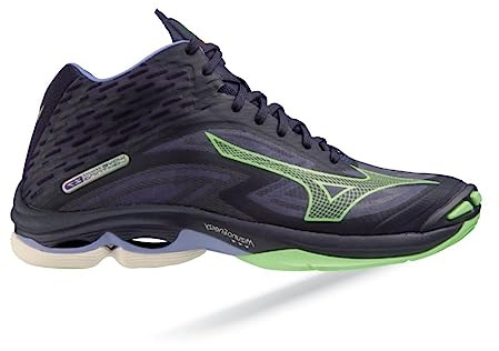 Mizuno Lightning Z7 Mid Hombre Zapatos de Voleibol Azul Azul