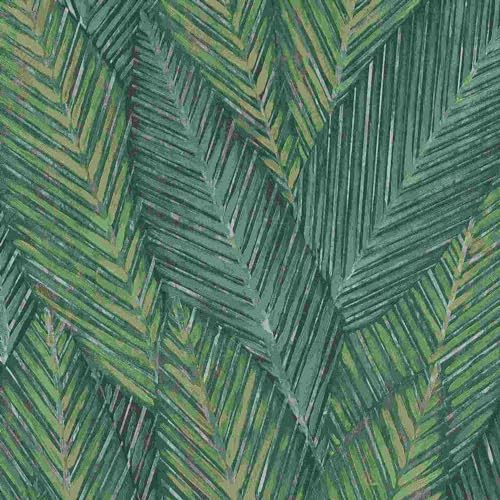 Erismann Tapet | Martinique kollektion | 10391-07 | fleecetapet | mönster/motiv | 0,53 x 10,05 m | grön | vardagsrum | hall | kontor | kök | vardagsrum