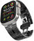 KADES Bracelet en titane pour Apple Watch, bracelet en métal titane adapté à l'aérospatiale, pour Apple Watch Ultra 2, Ultra 49 mm, Series 10 46 mm, 9/8/7 45 mm, SE/6/5/4 44 mm, noir