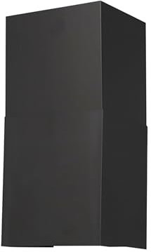 AEG MECK55 Kit de cheminée pour hottes extractrices, amélioration esthétique avec design flexible et télescopique, convient pour différentes hauteurs, noir mat