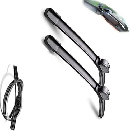 TGVSELPJ Wischerblatt Wischer Frontscheibe Windschutzscheibe Autozubehör Wischerblätter J-Haken U-Typ Für Für Yaris 2017-2020 2019 2018 22+17