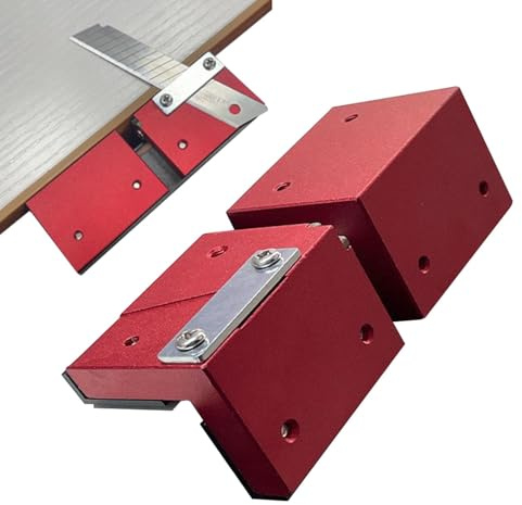 JIEBWCHA Rabot de chanfrein à bois, raboteuse à main pour le travail du bois - Rabot à chanfreiner manuel pour le travail du bois,Rabot manuel de ponçage artisanal 2 en 1, outil