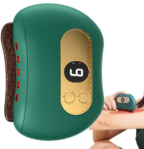 Mppchhn Masajeador De Espalda,Herramienta Raspadora Eléctrica - Rascador De Vibración Para El Rostro - Para Tejido Profundo Pies Cuello Espalda Piernas Cara Hombros Músculos Mujeres Hombres Padre