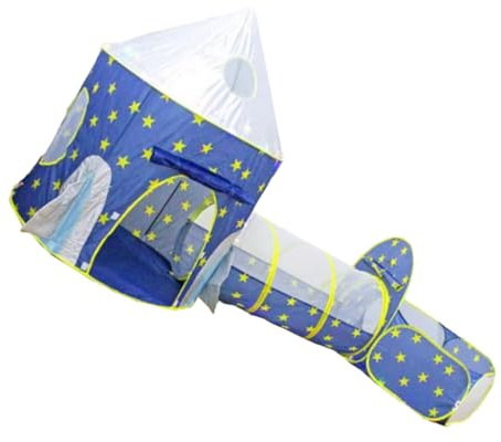 Cryfokt Tienda de Campaña para Bebés para Niños de 3 Piezas, Tienda de Juegos con Túnel para Piscina de Bolas, Adecuada para Niños Mayores de 3 Años, Tela Resistente de Primera Calidad Que Fomenta