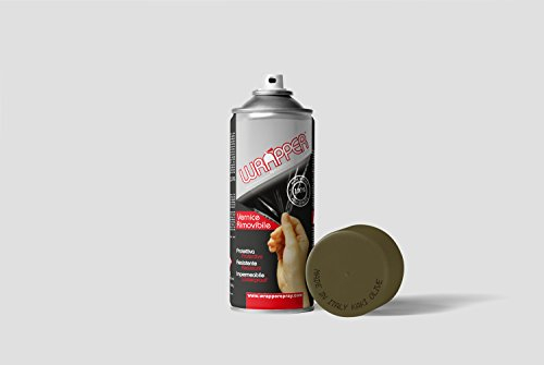 wrapper 400WRAPPER6114 400 ml Sprüh Folie Ablösbar Lackieren, Kaki Olive