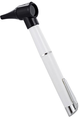 Otoscope – Bysameyee Portable Otoscope for Doctors Nurses Students, Handheld Ear Care Microscope Tool set with 4 Otoscope Tips