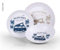 Service de Vaisselle en mélamine Holiday Travel - 6 pièces - pour 2 Personnes