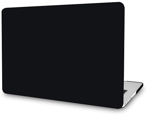 KECC Compatible with MacBook Air 15 inch Case 2025 2024 2023 Release M4 A3241 M3 A3114 M2 A2941 Protective Plastic Hard Shell Case, Matte Black