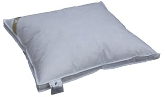 Betten Hofmann Exklusives Daunenkissen Kopfkissen mit Außensteg, 80x80 cm, 1000 g Füllung, prall gefüllt, 100% Daunen, Wohlfühlkissen der Extraklasse, 100% Natur