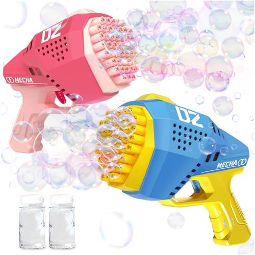 Britik 2-Piece Bubble Gun Set: Automatic Bubble Makers for Kids 3-8 Years Old, Perfect for Birthdays, Outdoor Events, Family Gatherings, and Wedding Receptions