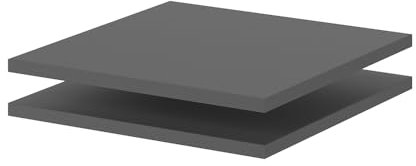 Vicco Einlegeboden Claus, Anthrazit, 2er Set