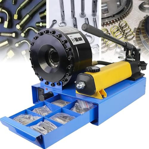 Pressa per Tubi Flessibili, pressa per Tubi Flessibili Idraulici ad Alta Pressione, pressa per Tubi Flessibili Idraulici da 35 Mpa, Macchina per restringimento Manuale, pressa per Tubi dell'olio ad