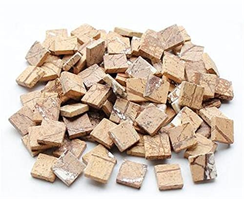 Mosaicos Manualidades, Teselas Para Mosaicos Azulejos de mosaico de cristal cuadrado de color mezclado de 1,5 cm de 1,5 cm para BRICOLAJE Proveedor de artesanías Haciendo azulejos de piedra Decoración