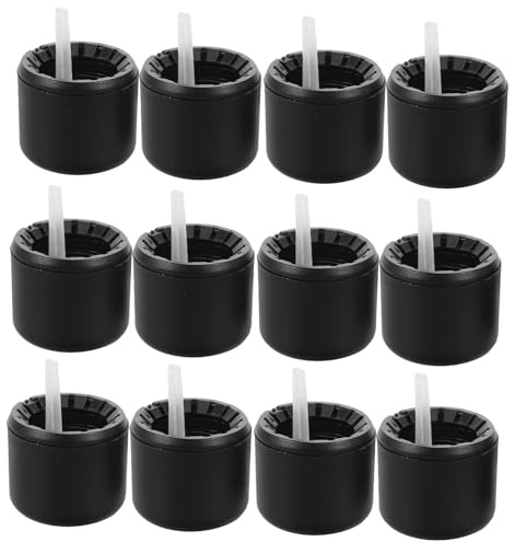 ibasenice 20 pièces Capsule de Remplacement pour Bouteilles Huile Essentielle Bouchon Étanche Antidébordement avec Goutte Huile Surface Mate Antidérapante Système de Sécurité Garçon Fille