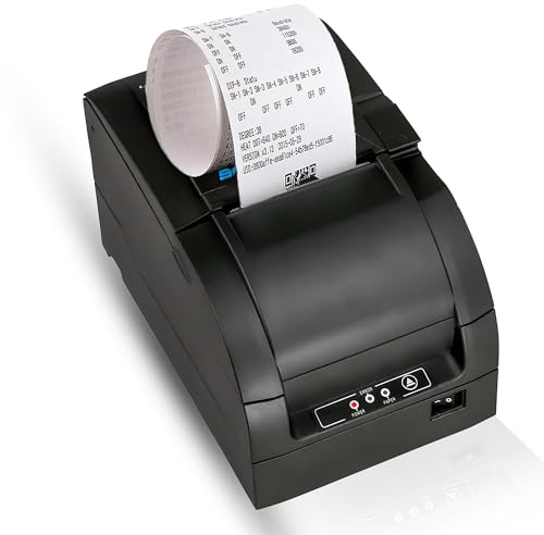 SNBC BTP-M300 Receipt Printer, Wireless Dot Matrix Printer with Auto Cutter and Internal Power Supply | Windows Driver and iOS/Android/Linux SDK | Fade-Resistant Kitchen Printer (USB,WiFi)
