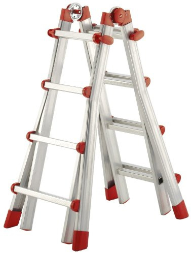 Hailo 7516-031 Échelle télescopique articulée Profistep multi-positions en Alu 4 x 4 échelons