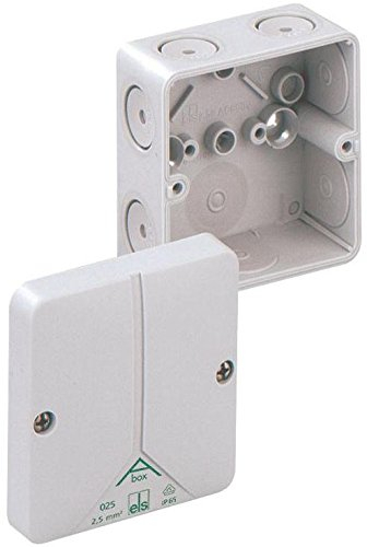 Spelsberg Abzweigkasten 690V M20 D=2-16mm gr ABOX 025-leer, Max. Leiterquerschnitt 2,5mm², Wand-/Deckenmontage, IP65, Grau, Kunststoff