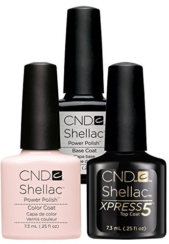 CND Shellac Beau Plus Base Xpress5 Top Coat 1er Set 1 x 22 ml