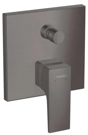 hansgrohe 32545340 Metropol Badrumsarmatur Infälld med spakarhandtag borstat svart krom ettgreppsblandare