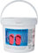 PISCINA SEMPLICE, Cloro 4 Azioni 200g, Trattamento Multi Azione Senza Rame Per Acque Della Piscina, Azione Clorante, Antialghe, Stabilizzante del PH, Flocculante, Formato da 5 Kg