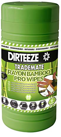 Dirteeze Rayon Bamboo Pro Wipes (Tub of 80)