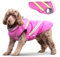 Lairle Hundemantel wasserdichte Hundemäntel Winter Hundejacke Weste Kleidung Reflektierende verstellbare Hundemantel mit eingebautem Geschirr für kleine mittlere große Hunde