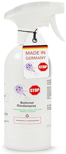 LTK-008 BIODELTA Giardien Spray 0,5L Wischkonzentrat für Hund, Katze & co - Haustier Hygiene Spray - Giardien Desinfektionsmittel gegen Viren Bakterien & Pilze - effektiver Geruchsentferner