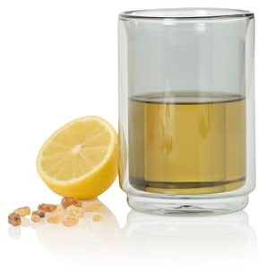 AdHoc Impact Coffee Cup, 400ml, Double Walled Mug for Tea, Latte, Cappuccino, Heat Resistant Borosilicate Glass