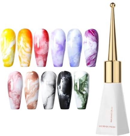 Vernis à ongles gel Bloom 10ml Séchage Sculpture Peinture | Gel Bloom pour les ongles pour une Beauté Estivale à la Maison