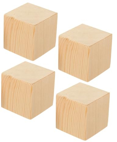 IWOWHERO Set de 4 Elevadores de Patas para Muebles de Madera, Alzador de Altura para Mesa y Silla Instalación Fácil para Muebles del Hogar