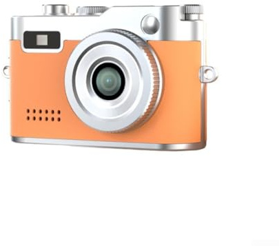 Zoegneer Compact 1080P Digital Camera with 0.96 Inch LCD Screen, 200mAh Battery, Metal and ABS Lightweight Design for Travel Photography and Video Recording, Mini Size 47.7x30.7x2(Brown)