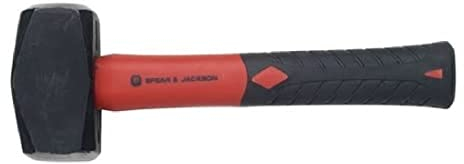 Spear & Jackson SJ-MCH40FG Marteau de maçon 2,5 lb en fibre de verre