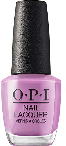 OPI Nail Lacquer One Heckla of a Color! | Opaque Soft Purple Crème Chip Resistant Nail Polish | Iceland Collection