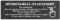 METALLSCHILD Blechschild Türschild HUNDEGEBELL-STARTKNOPF Hund Klingelschild SCHWARZ
