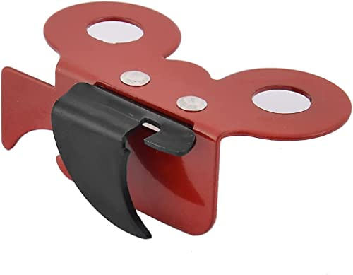 CABLEPELADO Apriscatole a farfalla | Aprilattine | Lavabile in lavastoviglie | acciaio al carbonio | Lunghezza 7 cm | Adatto per aprire lattine di conserve, nero pieno