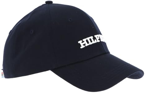 Tommy Hilfiger Damen Hilfiger PREP Cap AW0AW16040 Kappe, Blau (Space Blue), OS