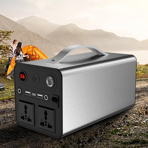 Spdazzleburst Portable Power Station, 300W 90000mAh, AC/DC/USB/Type C Outlet, Pure Sine Wave, Built-in Multi-Protection, Lightweight, For Camping, Outdoor, Emergency Power