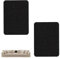 2 PCS Leather Patches for Sofas,Adhesive Patches,Black Fabric Canvas Linen Tape Kit,Suitable for Boat Cover Patio Bags Car Seats Sofas Furniture Cover(Black)